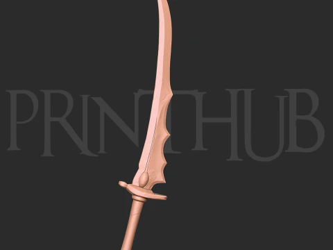 Buraitou Sword Level 1 Onimusha 2 Fan Art Cosplay Prop File STL Model Cetak 3D