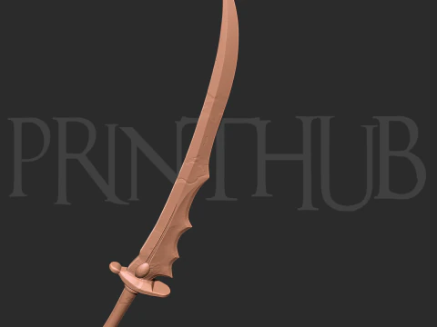 Buraitou Spada Livello 1 Onimusha 2 Fan Art Cosplay Prop File STL Modello di stampa 3D