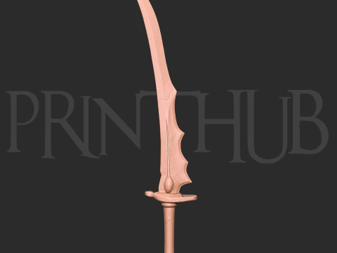 Buraitou Spada Livello 1 Onimusha 2 Fan Art Cosplay Prop File STL Modello di stampa 3D