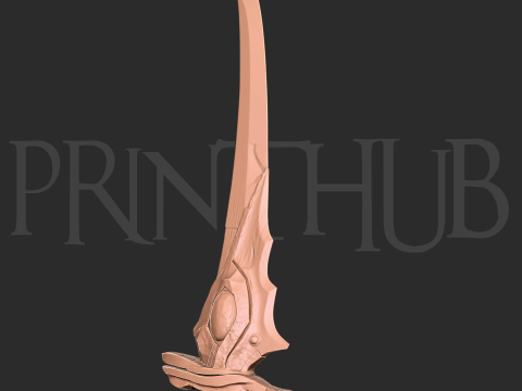 Buraitou Sword Level 2 Onimusha 2 Fan Art Cosplay Prop 3Dプリントモデル