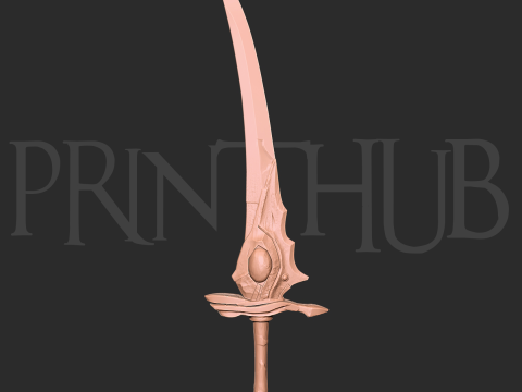 Buraitou Sword Level 2 Onimusha 2 Fan Art Cosplay Prop 3Dプリントモデル