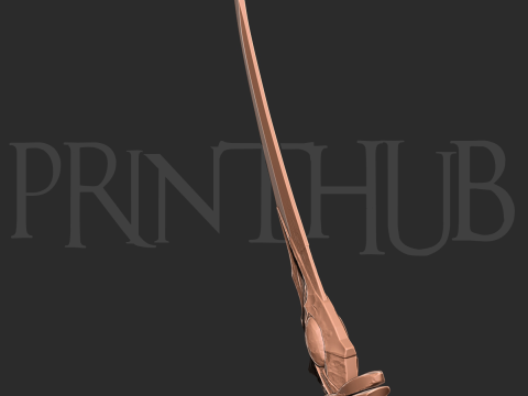 Buraitou Sword Level 2 Onimusha 2 Fan Art Cosplay Prop 3Dプリントモデル