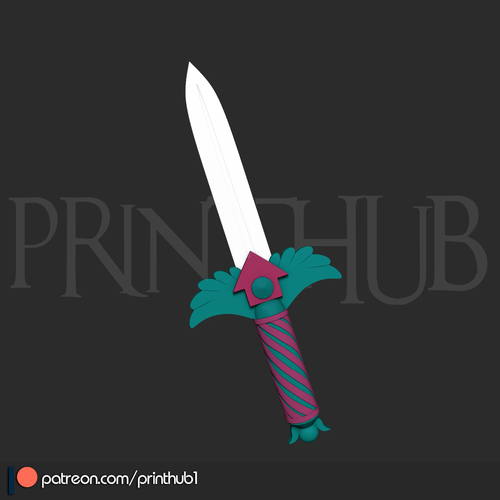 Squid Game Season 3 Knife Life Size Cosplay Prop STL 3D Print Model .c4d .max .obj .3ds .fbx .stl .blend 