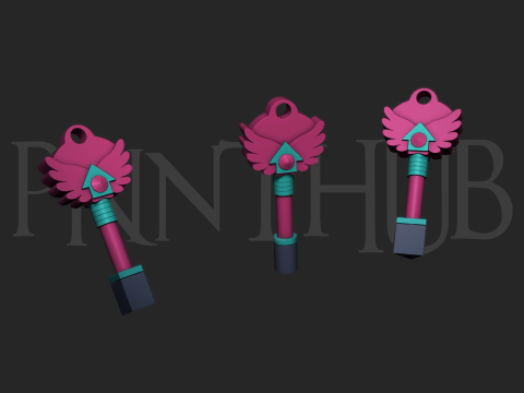 Squid Game Season 3 Hide Seek Game Keys High-Detail STL 3D 打印