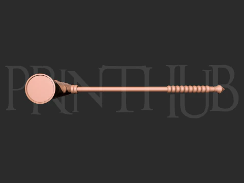 Dokoutsui Tremor Hammer Onimusha 2 Fan Art Cosplay Prop 3D Print Model