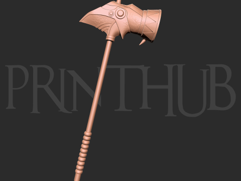 Dokoutsui Tremor Hammer Lvl 2 Onimusha 2 FanArt Cosplay 3Dプリントモデル