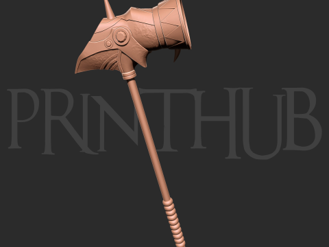Dokoutsui Tremor Hammer Lvl 2 Onimusha 2 FanArt Cosplay 3Dプリントモデル