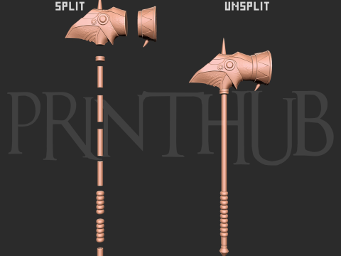 Dokoutsui Tremor Hammer Lvl 2 Onimusha 2 FanArt Cosplay 3Dプリントモデル