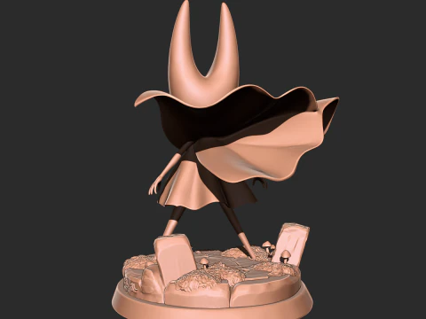 Hollow Knight Hornet Figurine Printable STL Statue 3D Print Model