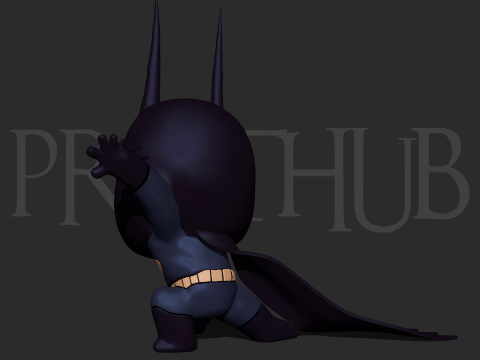 蝙蝠家族小蝙蝠侠角色3D打印模型STL 3D 打印模型