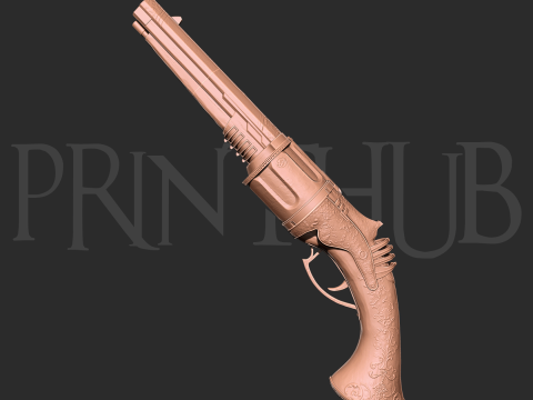 Pistola Valor Mortis para cosplay modelo imprimible en 3D de tamaño natural Modelo de impresión 3D