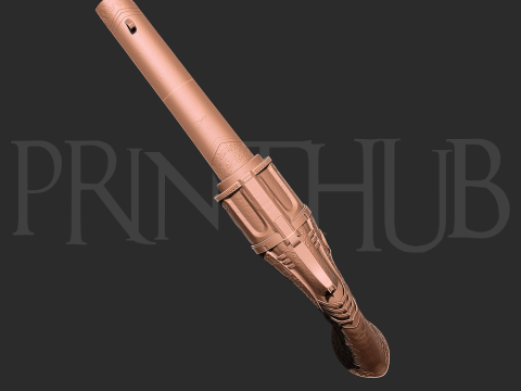 Pistola Valor Mortis para cosplay modelo imprimible en 3D de tamaño natural Modelo de impresión 3D