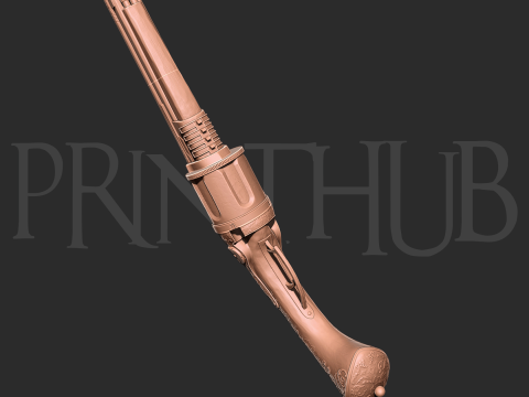 Pistola Valor Mortis para cosplay modelo imprimible en 3D de tamaño natural Modelo de impresión 3D