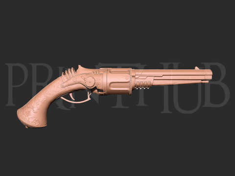 Pistola Valor Mortis para cosplay modelo imprimible en 3D de tamaño natural Modelo de impresión 3D