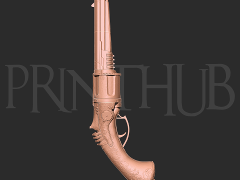 Pistola Valor Mortis para cosplay modelo imprimible en 3D de tamaño natural Modelo de impresión 3D