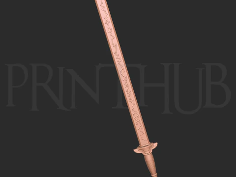 KPop Demon Hunter Rumi Sword 3D Print Model STL 3D Print Model