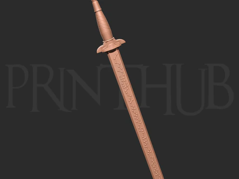 KPop Demon Hunter Rumi Sword 3D Print Model STL 3D Print Model