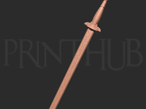 KPop Demon Hunter Rumi Sword 3D Print Model STL 3D Print Model