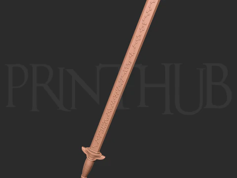 KPop Demon Hunter Rumi Sword 3D Print Model STL 3D Print Model