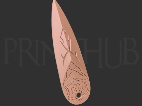 Zoey Kunai Kpop Demon Hunters Fan Art 3d print model 3D Print Model