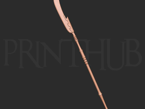 Kpop Demon Hunters HUNTRIX Mira Woldo Glaive, оружие, лезвие, лезвие для косплея, реквизит 3D Принт Модель