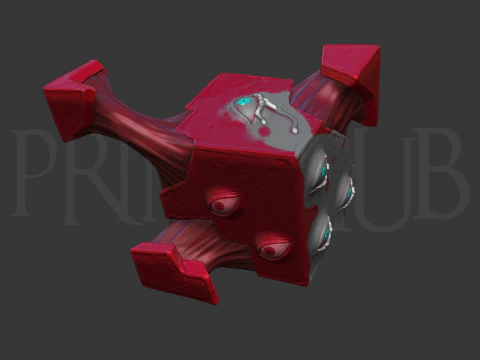 Outil de scellement Gojo du royaume de la prison Jujutsu Kaisen STL imprimable en 3D Modèles 3D en vedette