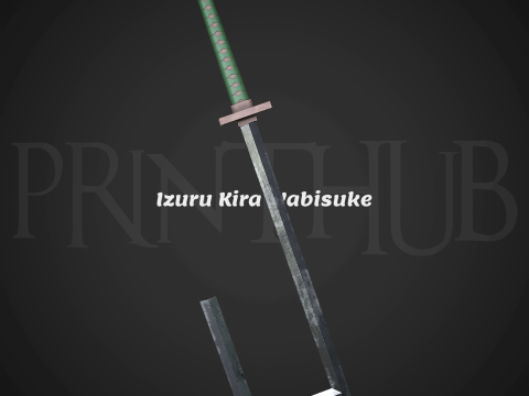 Izuru Kira Wabisuke Sword Bleach Zanpakuto 3D Print STL 3D Print Model