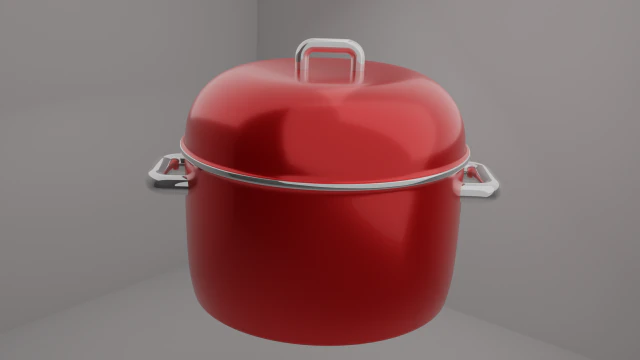 Topf 3D Modell .c4d .max .obj .3ds .fbx .stl .blend