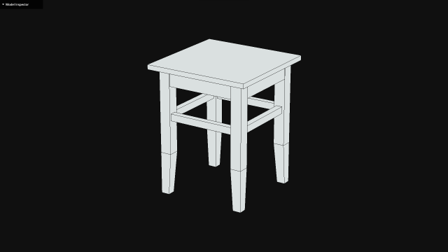 Stool 3D Модель in Стулья 3DExport