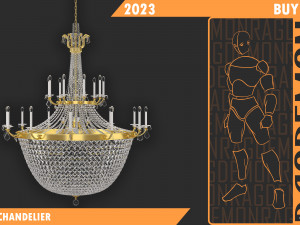 ROOM CHANDELIER Modelo 3D