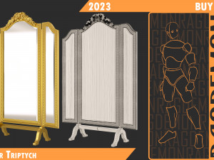 ModeloMirrorTriptych 3D Model