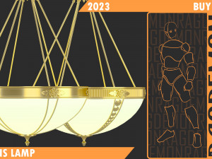Twins Lamp 3D 模型