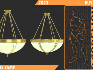 Twins Lamp Model 3D