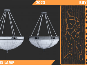 Twins Lamp Model 3D