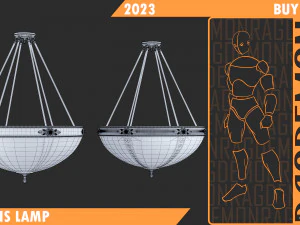 Twins Lamp 3D Model
