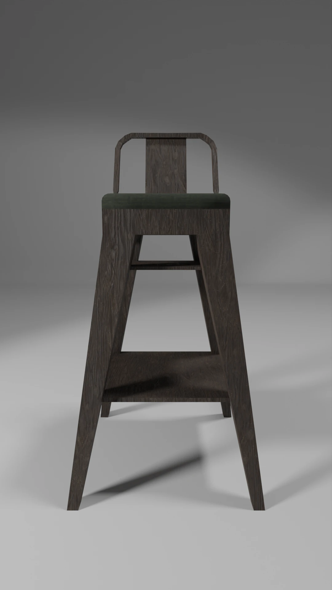 Bar chair 3D Model .c4d .max .obj .3ds .fbx .stl .blend