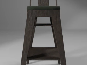 Silla de bar Modelo 3D