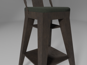 Bar chair 3D 모델