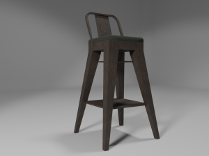 Bar chair 3D 모델