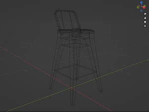 Bar chair 3D Model