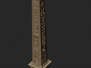Egyptian obelisk printable 3D Print Model