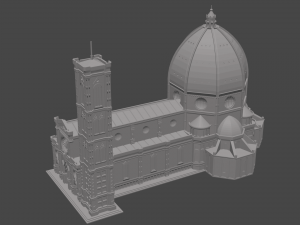Florence Cathedral 3D 프린트 모델