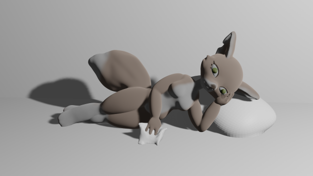 Fox 3D Model .c4d .max .obj .3ds .fbx .stl .blend
