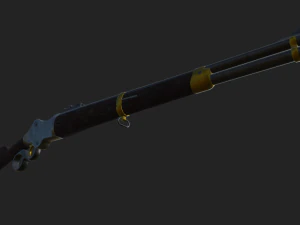 Lever-Action rifle 3D Model