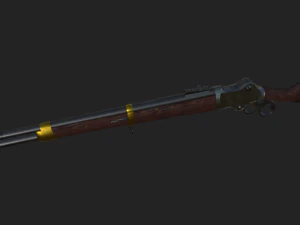 Lever-Action rifle 3D Model