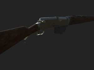 Fucile a caricamento automatico Modello 3D