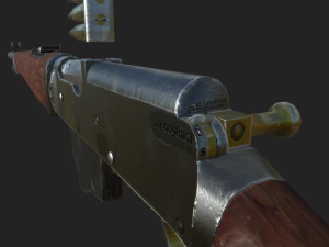 Fucile a caricamento automatico Modello 3D