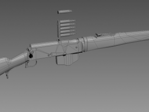 Self-Load Rifle 3D-Modell