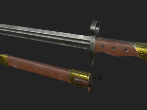 Bayonet v 89 3D Model
