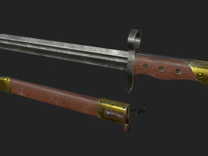Bayoneta v 89 Modelo 3D